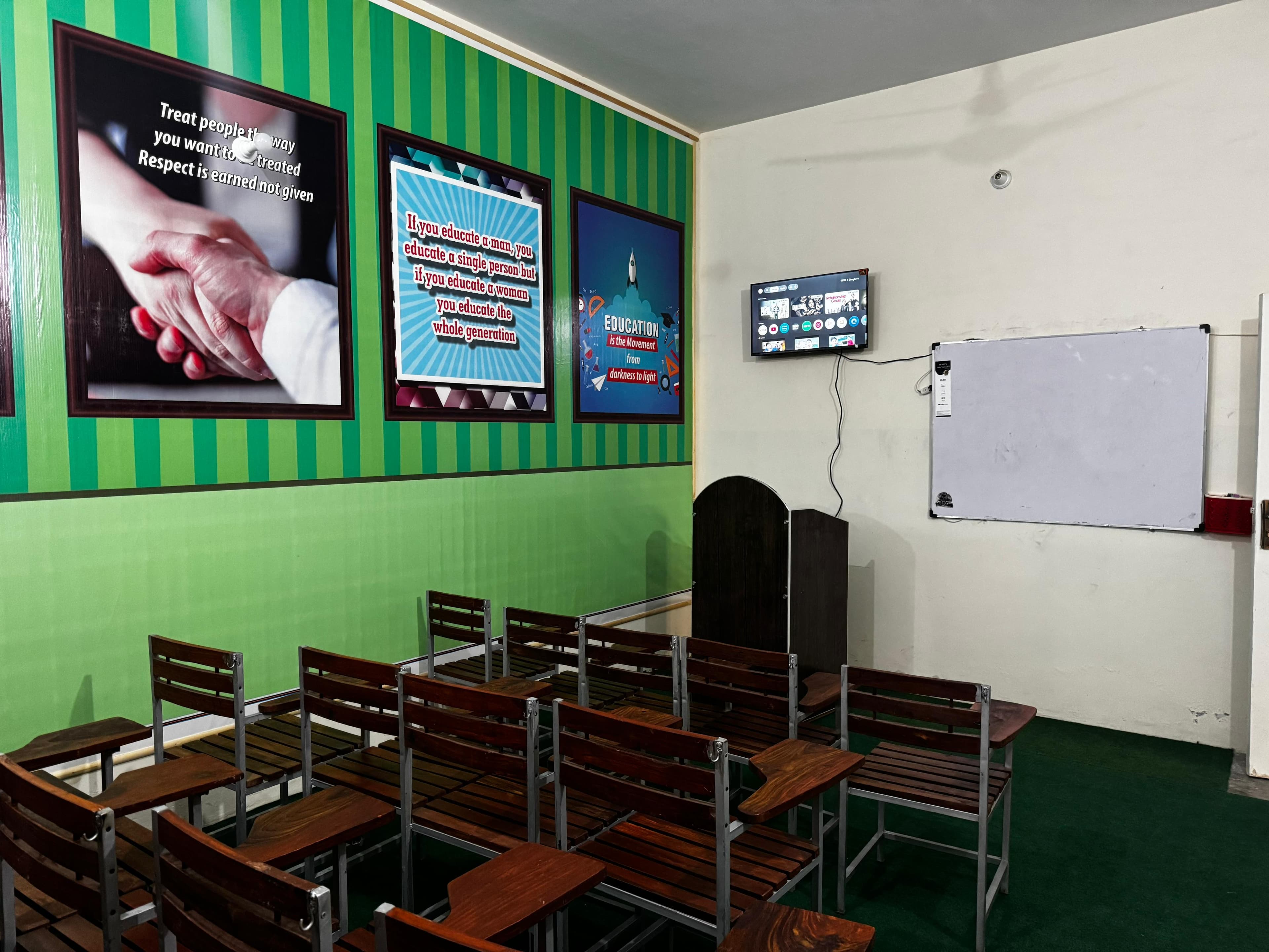 Basketball competition on school court